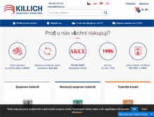 Tablet Screenshot of eshop.killich.cz